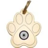 Two Tails Pet Company Paw & Evil Eye Personalized Dog & Cat ID Tag