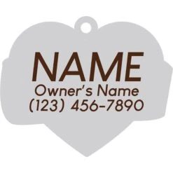 Two Tails Pet Company Daddy's Girl Personalized Dog & Cat ID Tag -Blue Buffalo Shop 211609 pt1. AC SS1800 V1577801305