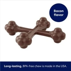 Frisco Bacon Flavor Tough Nylon Dog Chew Toy -Blue Buffalo Shop 213430 PT2. AC SS1800 V1691783910