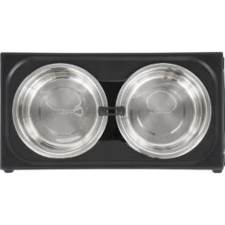 Frisco Stainless Steel Bowls With Adjustable Elevated Holder -Blue Buffalo Shop 216015 PT3. AC SS1800 V1591020388