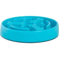 Frisco Bone Shaped Ridges Slow Feed Bowl -Blue Buffalo Shop 216041 PT2. AC SS1800 V1591020673