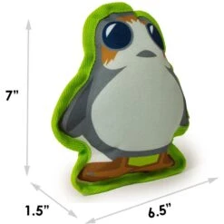 Buckle-Down Star Wars Porg Squeaky Plush Dog Toy -Blue Buffalo Shop 216328 PT4. AC SS1800 V1649940113
