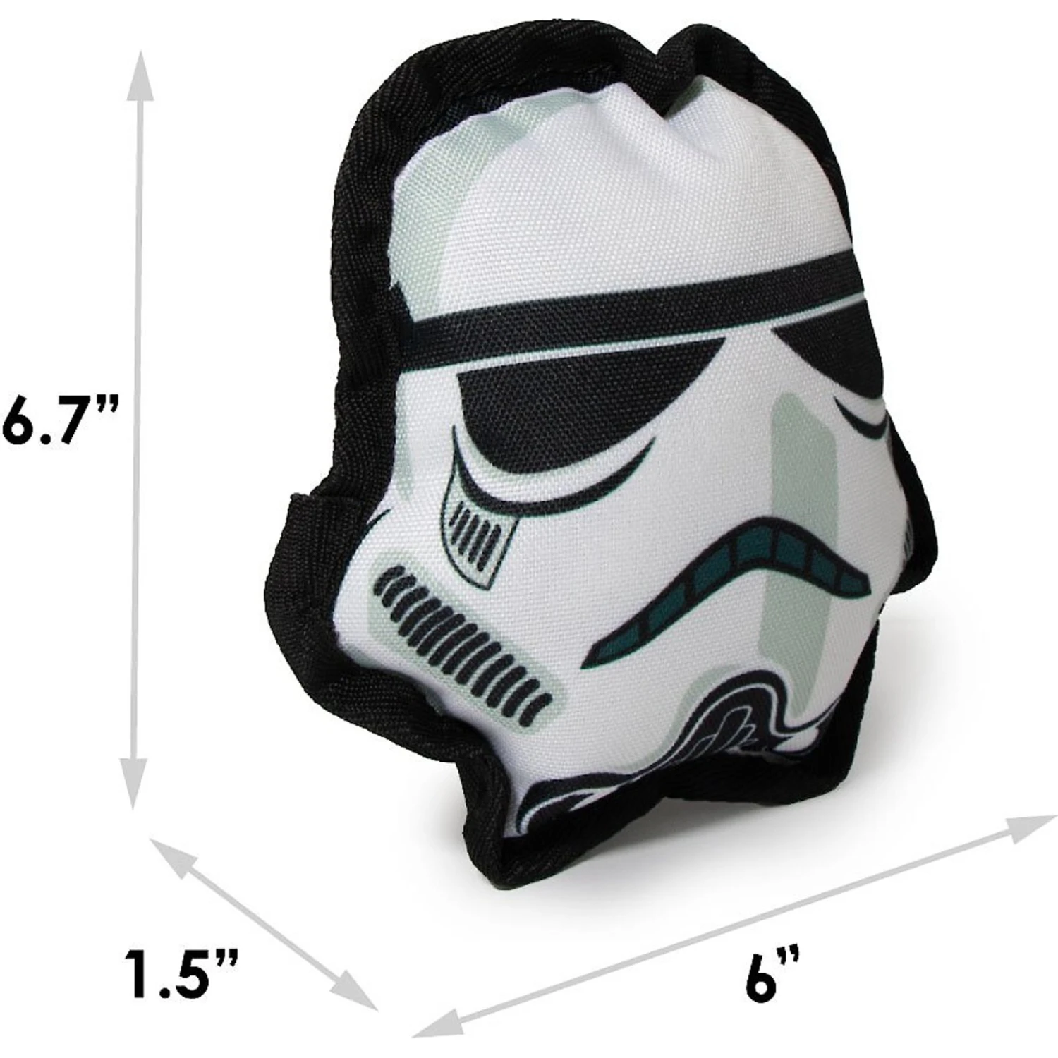 Buckle-Down Star Wars Stormtrooper Squeaky Plush Dog Toy 7 Buckle-Down Star Wars Stormtrooper Squeaky Plush Dog Toy - Image 5