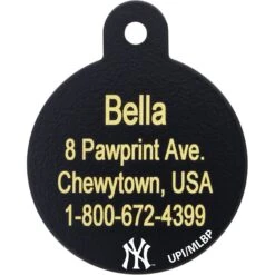 Quick-Tag MLB Circle Personalized Dog & Cat ID Tag, Large -Blue Buffalo Shop 216356 PT1. AC SS1800 V1579530775