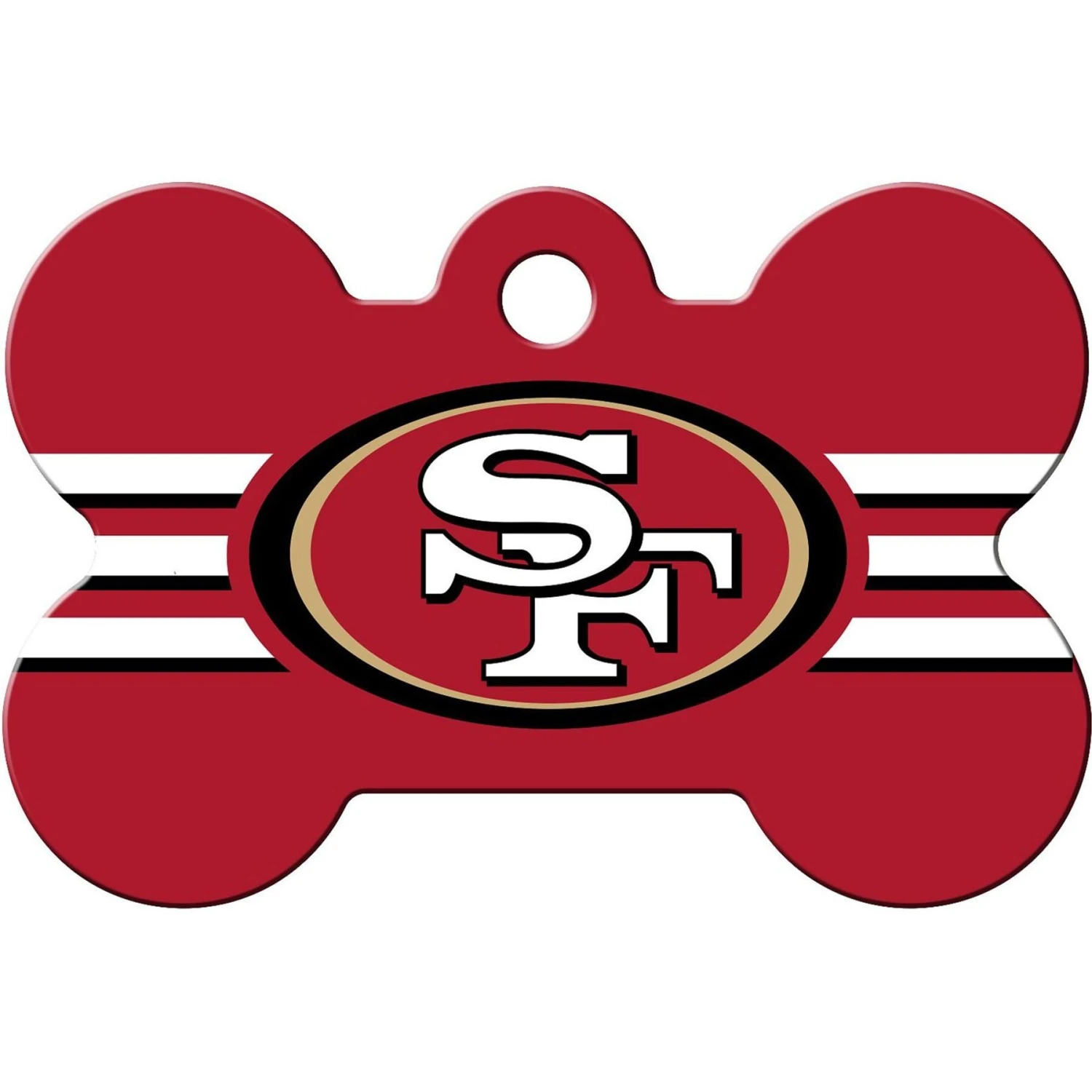Quick-Tag NFL Bone Personalized Dog ID Tag, Large 3 Quick-Tag NFL Bone Personalized Dog ID Tag, Large