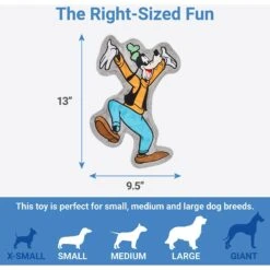 Disney Goofy Flat Plush Squeaky Dog Toy -Blue Buffalo Shop 220703 PT1. AC SS1800 V1615259789