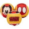 Disney Mickey Mouse Fetch Squeaky Tennis Ball Dog Toy, 3 Count 1 Disney Mickey Mouse Fetch Squeaky Tennis Ball Dog Toy, 3 Count -Blue Buffalo Shop 220754 MAIN. AC SS1800 V1612366689