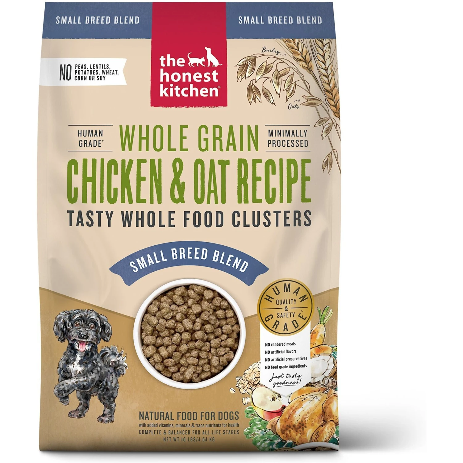 The Honest Kitchen Food Clusters Whole Grain Chicken & Oat Recipe Small Breed Dog Food 3 The Honest Kitchen Food Clusters Whole Grain Chicken & Oat Recipe Small Breed Dog Food