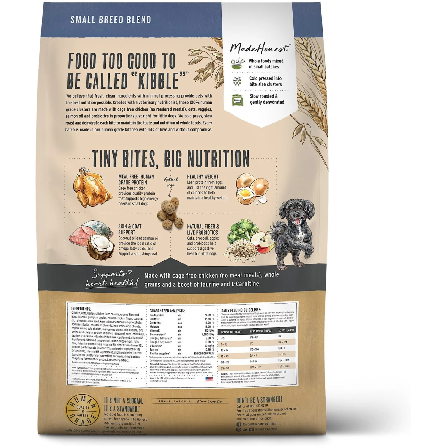 The Honest Kitchen Food Clusters Whole Grain Chicken & Oat Recipe Small Breed Dog Food 4 The Honest Kitchen Food Clusters Whole Grain Chicken & Oat Recipe Small Breed Dog Food - Image 2