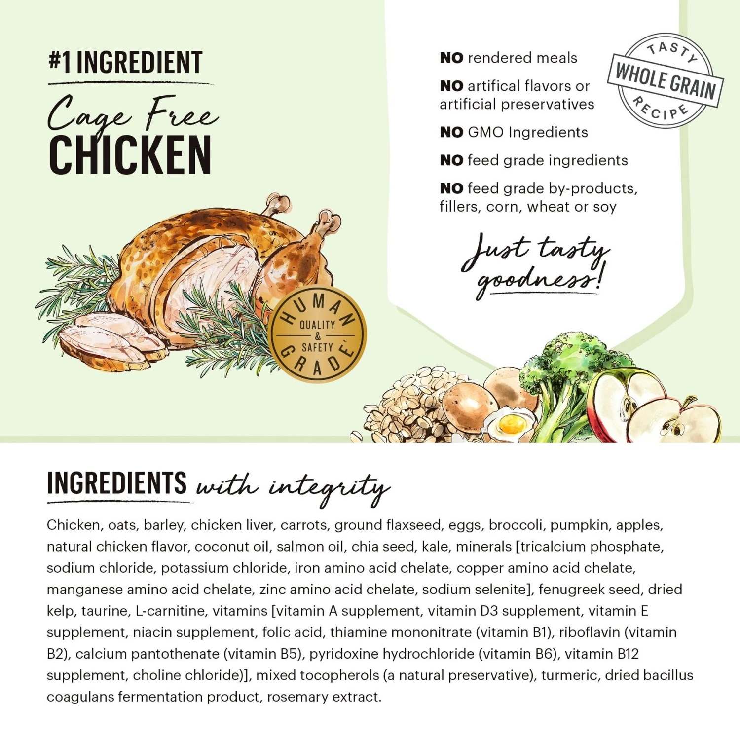 The Honest Kitchen Food Clusters Whole Grain Chicken & Oat Recipe Small Breed Dog Food 5 The Honest Kitchen Food Clusters Whole Grain Chicken & Oat Recipe Small Breed Dog Food - Image 3