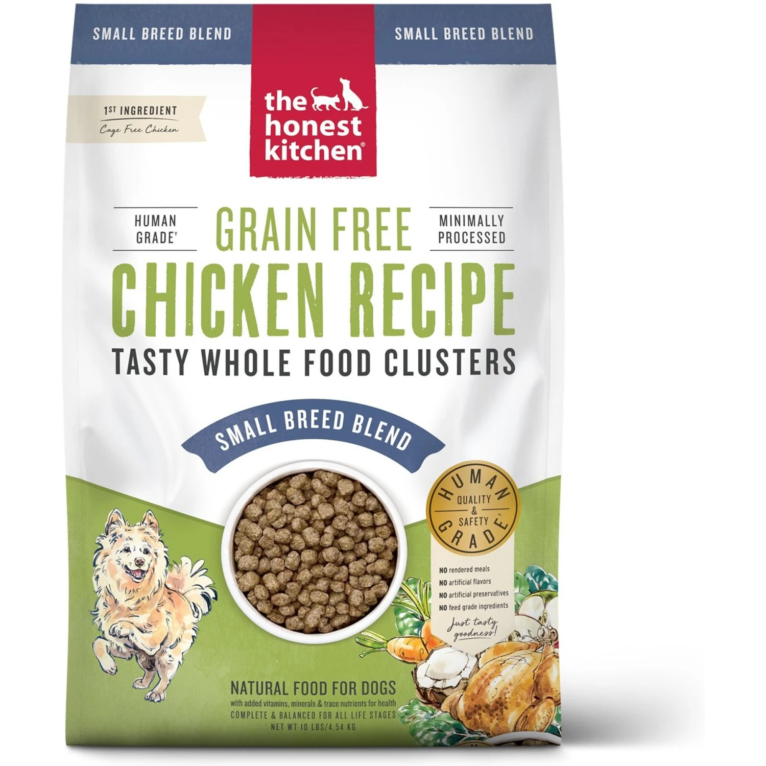 The Honest Kitchen Whole Food Clusters Chicken Recipe Small Breed Grain-Free Dog Food 3 The Honest Kitchen Whole Food Clusters Chicken Recipe Small Breed Grain-Free Dog Food