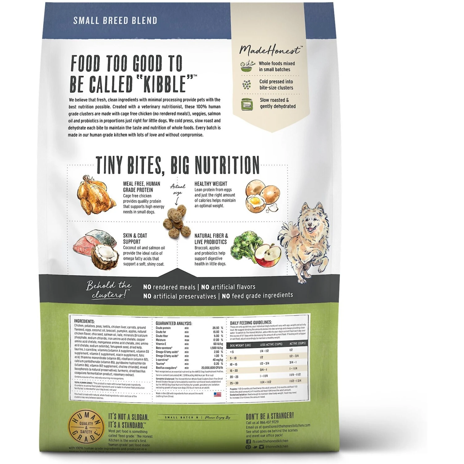 The Honest Kitchen Whole Food Clusters Chicken Recipe Small Breed Grain-Free Dog Food 4 The Honest Kitchen Whole Food Clusters Chicken Recipe Small Breed Grain-Free Dog Food - Image 2