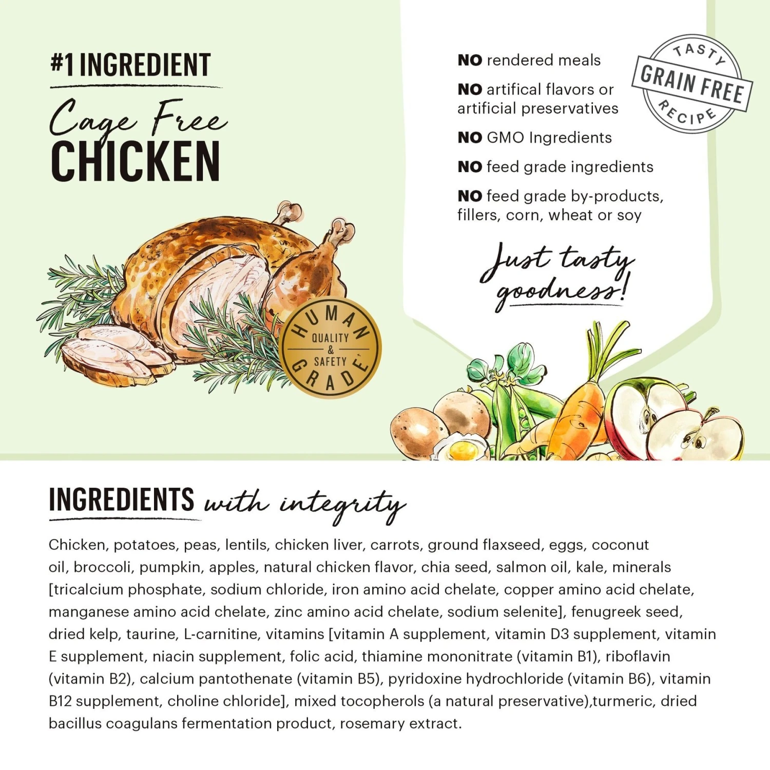 The Honest Kitchen Whole Food Clusters Chicken Recipe Small Breed Grain-Free Dog Food 5 The Honest Kitchen Whole Food Clusters Chicken Recipe Small Breed Grain-Free Dog Food - Image 3