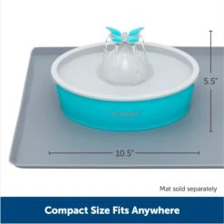 PetSafe Drinkwell Butterfly Dog & Cat Drinking Fountain, 50-oz -Blue Buffalo Shop 222223 PT2. AC SS1800 V1676398824