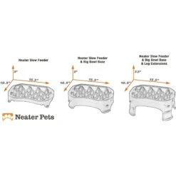 Neater Pets Adjustable Non-Skid Plastic Slow Feeder Dog & Cat Bowl -Blue Buffalo Shop 224731 PT6. AC SS1800 V1631150767