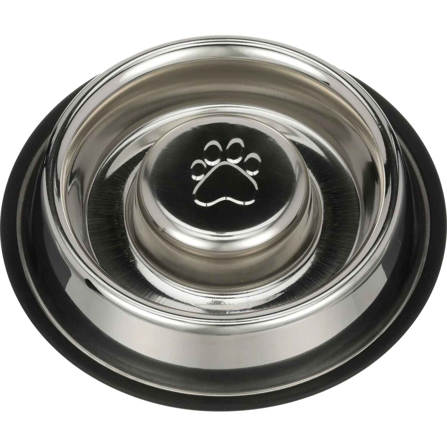 Neater Pets Non-Skid Non-Tip Stainless Steel Slow Feeder Dog Bowl 3 Neater Pets Non-Skid Non-Tip Stainless Steel Slow Feeder Dog Bowl