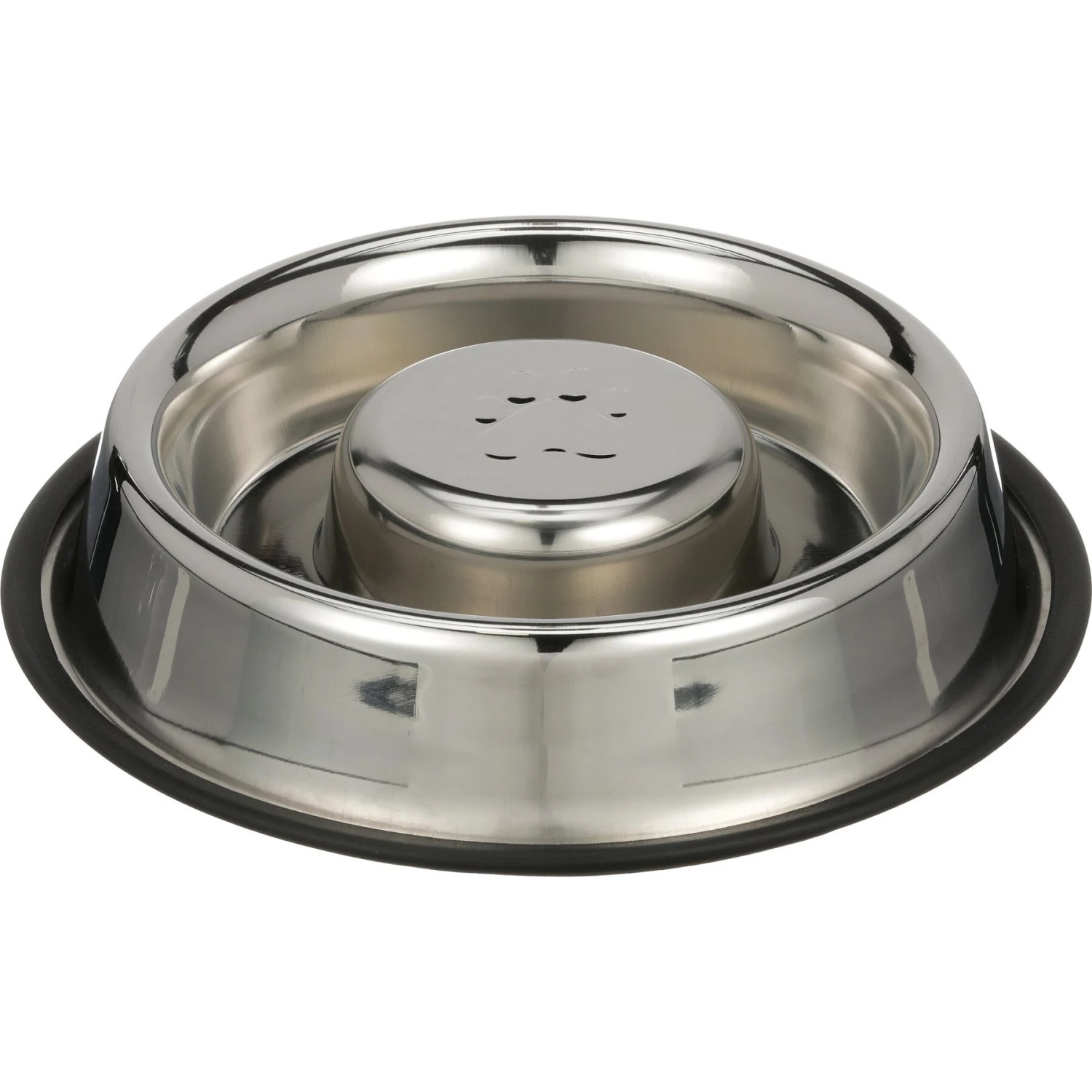 Neater Pets Non-Skid Non-Tip Stainless Steel Slow Feeder Dog Bowl 4 Neater Pets Non-Skid Non-Tip Stainless Steel Slow Feeder Dog Bowl - Image 2