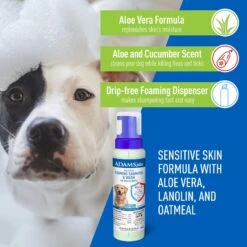 Adams® Adams Plus Flea & Tick Aloe & Cucumber Scent Sensitive Skin Foaming Dog Shampoo, 10-oz Bottle 13 Adams® Adams Plus Flea & Tick Aloe & Cucumber Scent Sensitive Skin Foaming Dog Shampoo, 10-oz Bottle -Blue Buffalo Shop 226148 PT2. AC SS1800 V1679080647