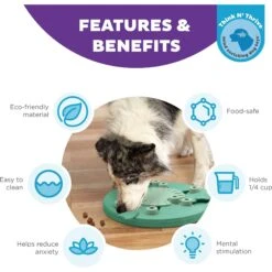 Nina Ottosson By Outward Hound Dog Worker Green Interactive Treat Puzzle Dog Toy -Blue Buffalo Shop 226722 PT1. AC SS1800 V1694439683