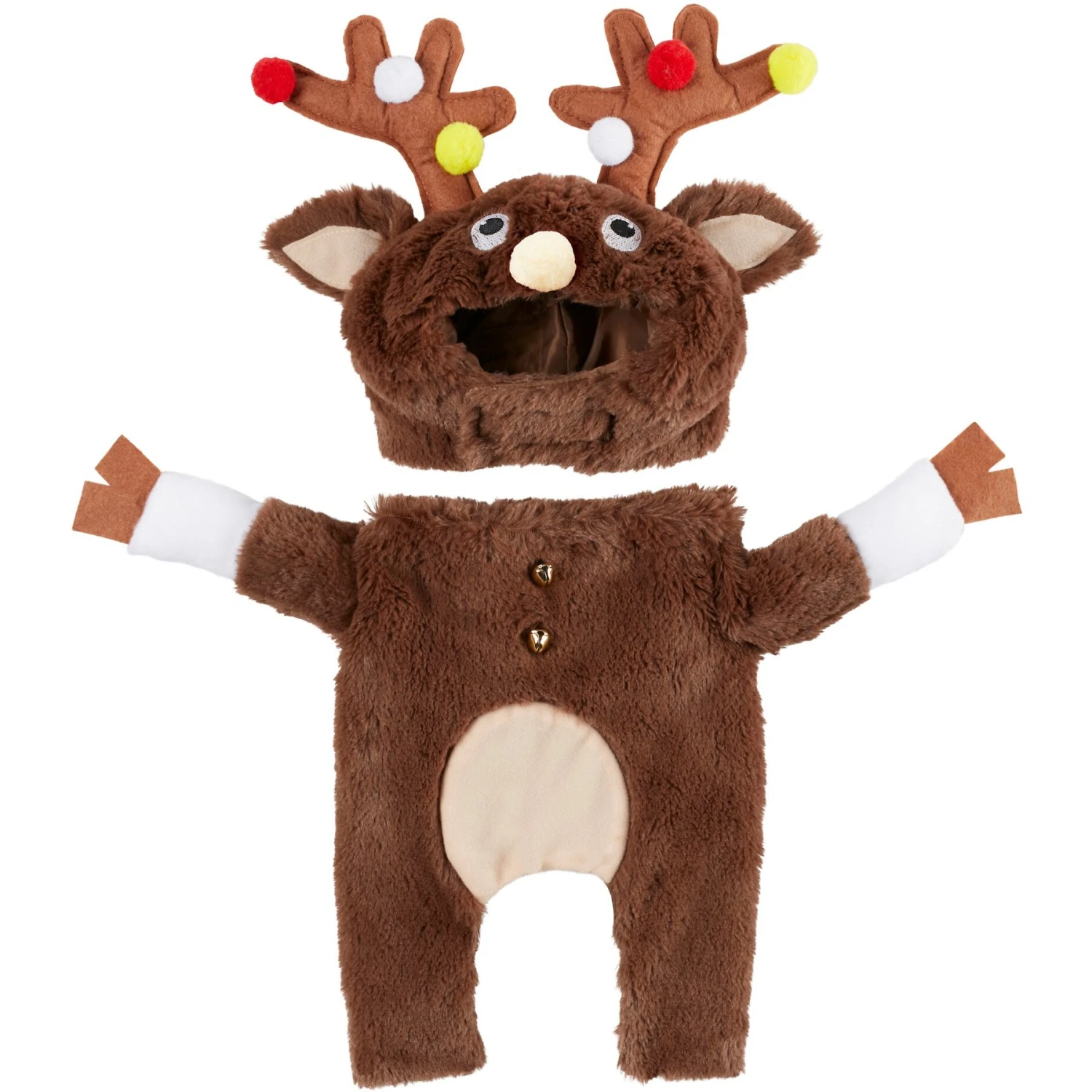 Frisco Front Walking Reindeer Dog & Cat Costume, 1 Count 8 Frisco Front Walking Reindeer Dog & Cat Costume, 1 Count - Image 6