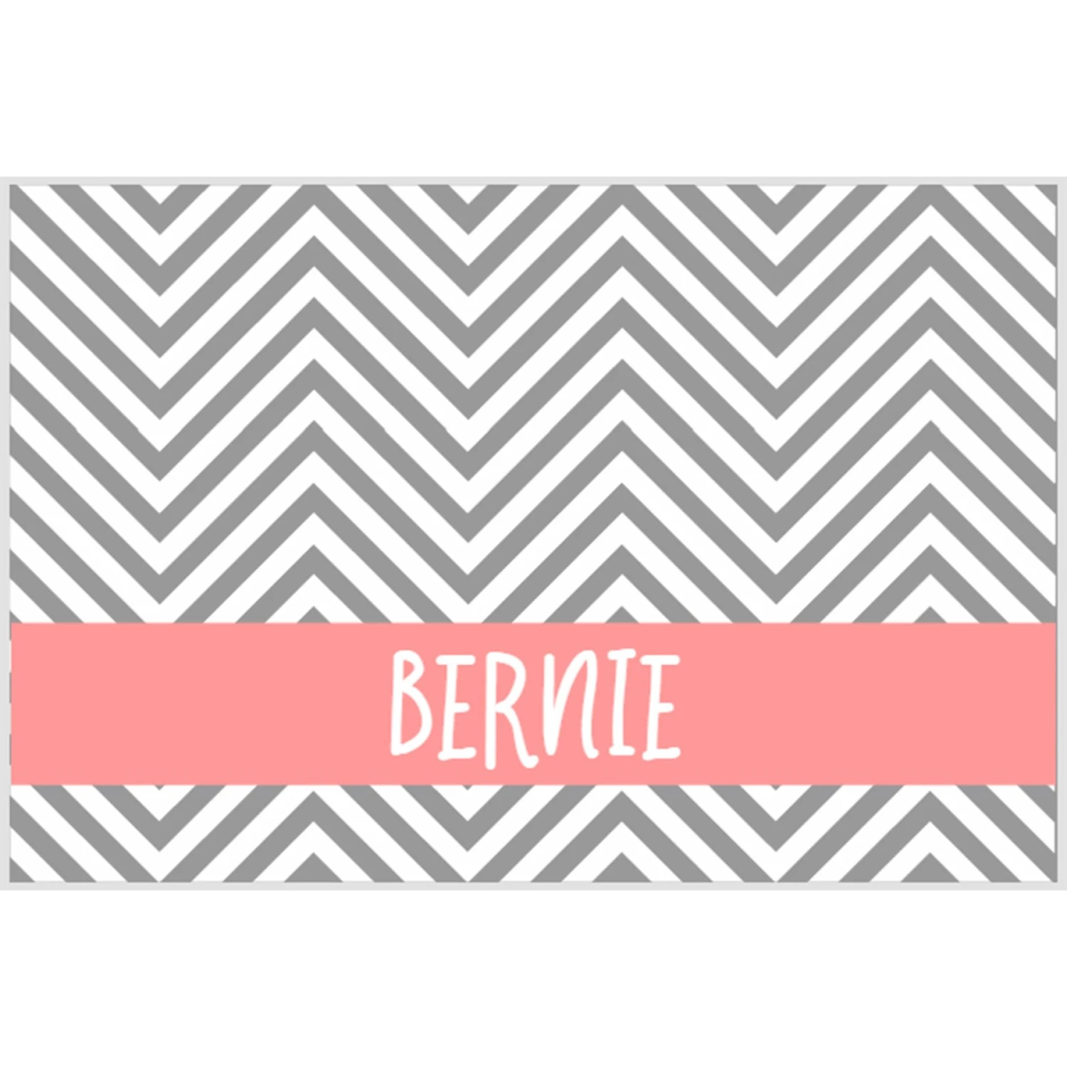 904 Custom Chevron Personalized Dog & Cat Placemat 3 904 Custom Chevron Personalized Dog & Cat Placemat