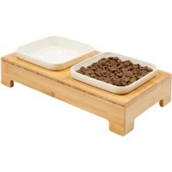 Frisco Square Melamine Dog & Cat Bowl Set With Bamboo Stand 14 Frisco Square Melamine Dog & Cat Bowl Set With Bamboo Stand -Blue Buffalo Shop 232076 PT6. AC SS1800 V1684761684