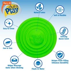 Hartz DuraPlay Disc Bacon Scented Dog Toy, Color Varies -Blue Buffalo Shop 232936 PT1. AC SS1800 V1661201248
