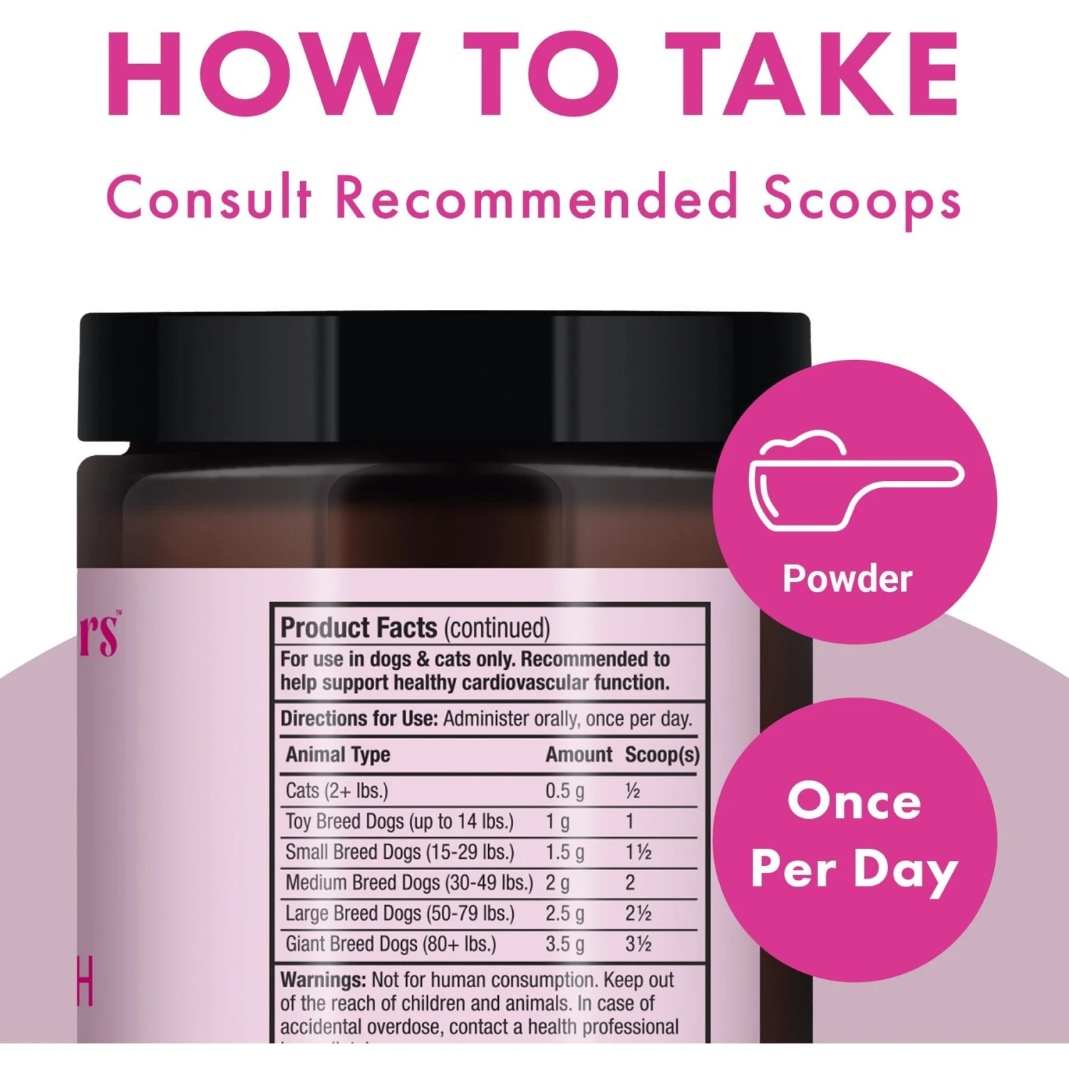 Bark And Whiskers Heart Health Dog & Cat Supplement, 3.17-oz Jar 6 Bark And Whiskers Heart Health Dog & Cat Supplement, 3.17-oz Jar - Image 4