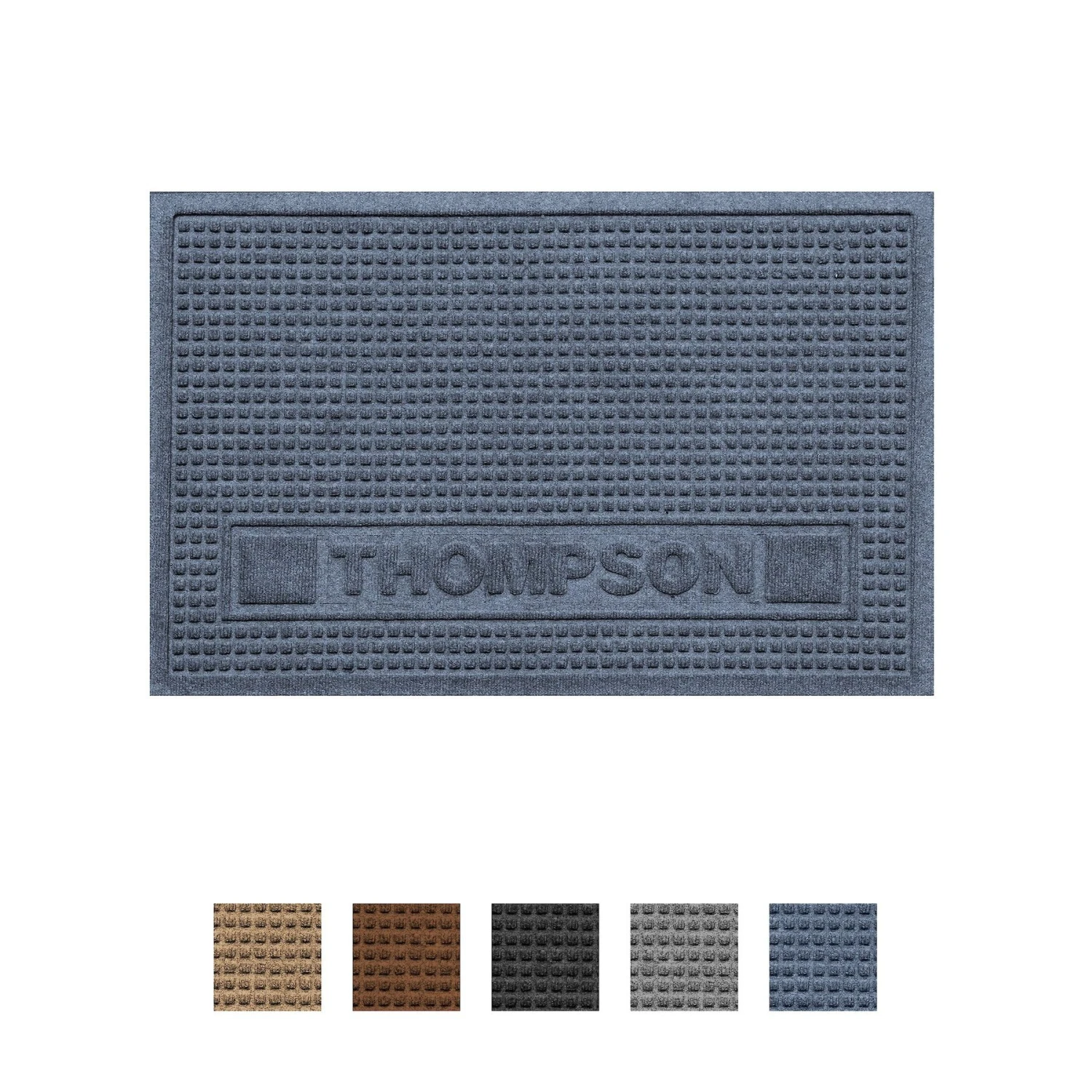 Bungalow Flooring Waterhog Squares Personalized Dog & Cat Placemat 3 Bungalow Flooring Waterhog Squares Personalized Dog & Cat Placemat