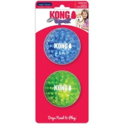 KONG Squeezz Geodz Squeaky Dog Toy, Large, 2 Count 10 KONG Squeezz Geodz Squeaky Dog Toy, Large, 2 Count -Blue Buffalo Shop 237879 PT3. AC SS1800 V1631766434