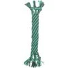 Frisco Flat Teal & Gray Braided Rope Squeaky Fetch Dog Toy -Blue Buffalo Shop 242127 MAIN. AC SS1800 V1603373216