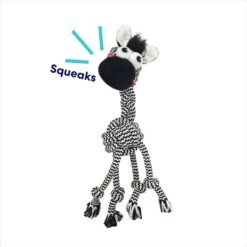 Frisco Zebra Rope Squeaky Dog Toy 9 Frisco Zebra Rope Squeaky Dog Toy -Blue Buffalo Shop 242163 PT2. AC SS1800 V1691785246