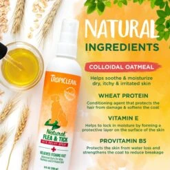 TropiClean Natural Flea & Tick Bite Relief Dog Spray, 8-oz Bottle -Blue Buffalo Shop 248267 PT3. AC SS1800 V1684454017
