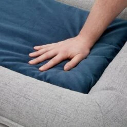 Frisco Orthopedic Personalized Bolster Dog Bed W/Removable Cover, Harbour Blue, Large -Blue Buffalo Shop 252617 PT6. AC SS1800 V1604529734