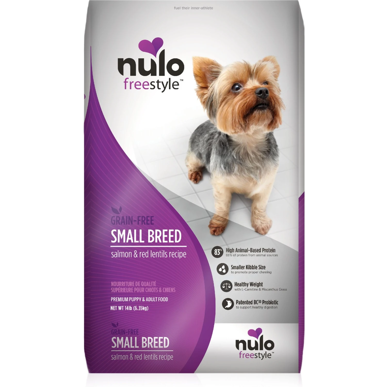 Nulo Freestyle Salmon & Red Lentils Small Breed Grain-Free Dry Dog Food 3 Nulo Freestyle Salmon & Red Lentils Small Breed Grain-Free Dry Dog Food