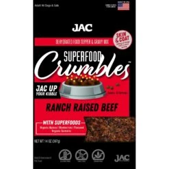 JAC Pet Nutrition Ranch Raised Beef Dehydrated Superfood Dog & Cat Meal Topper -Blue Buffalo Shop 255201 PT1. AC SS1800 V1617317912