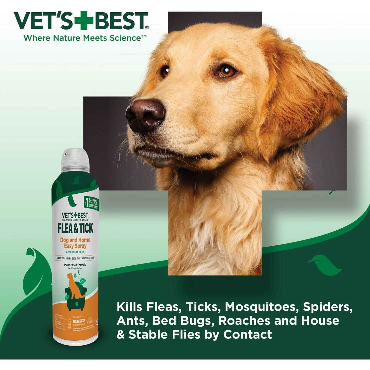 Vet's Best Easy Spray Flea & Tick Prevention Dog Spray, 14-oz Bottle 7 Vet's Best Easy Spray Flea & Tick Prevention Dog Spray, 14-oz Bottle - Image 5