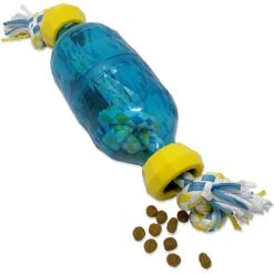 OurPets IQ Treat Double Bottle Treat Dispensing Rope Dog Toy, Large 13 OurPets IQ Treat Double Bottle Treat Dispensing Rope Dog Toy, Large -Blue Buffalo Shop 258951 PT3. AC SS1800 V1605346617