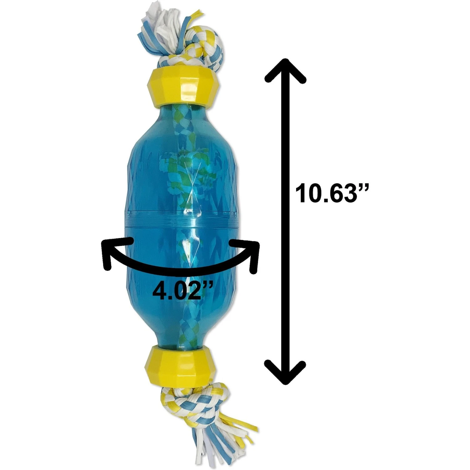 OurPets IQ Treat Double Bottle Treat Dispensing Rope Dog Toy, Large 7 OurPets IQ Treat Double Bottle Treat Dispensing Rope Dog Toy, Large - Image 5
