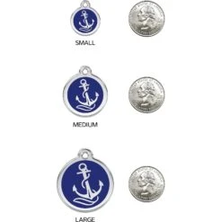 Red Dingo Anchor Stainless Steel Personalized Dog & Cat ID Tag, Blue -Blue Buffalo Shop 259739 PT8. AC SS1800 V1617686824