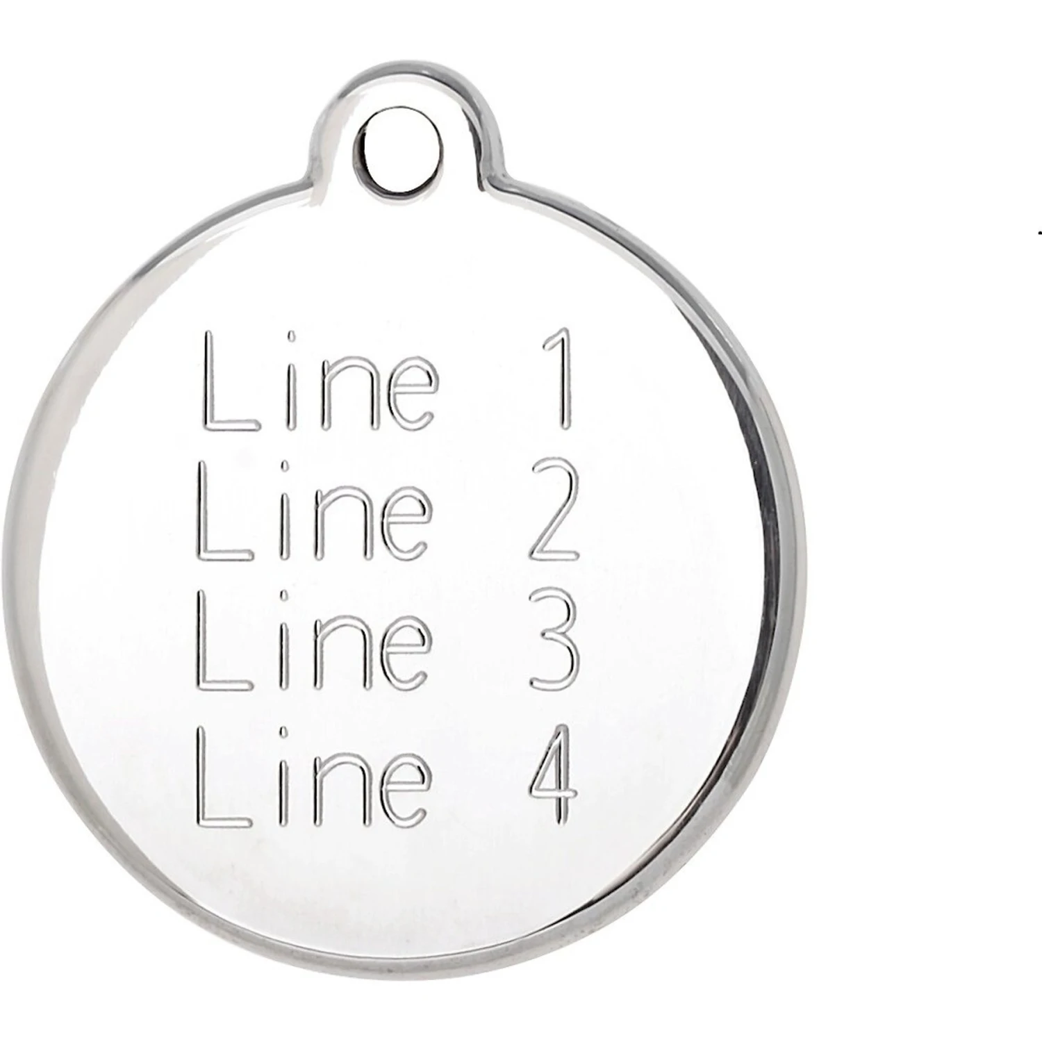 Red Dingo Bone Stainless Steel Personalized Dog ID Tag 5 Red Dingo Bone Stainless Steel Personalized Dog ID Tag - Image 3