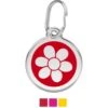 Red Dingo Flower Stainless Steel Personalized Dog & Cat ID Tag 1 Red Dingo Flower Stainless Steel Personalized Dog & Cat ID Tag -Blue Buffalo Shop 260185 MAIN. AC SS1800 V1700602843