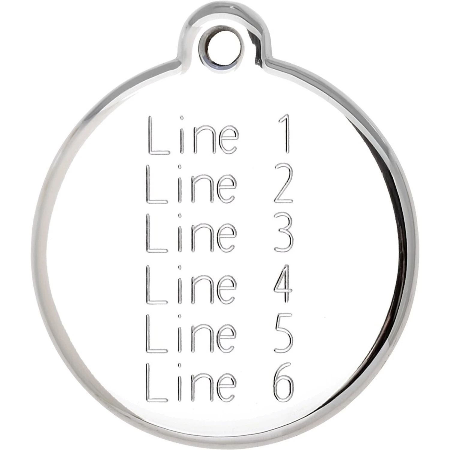 Red Dingo Lady Bug Stainless Steel Personalized Dog & Cat ID Tag 5 Red Dingo Lady Bug Stainless Steel Personalized Dog & Cat ID Tag - Image 3