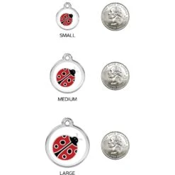 Red Dingo Lady Bug Stainless Steel Personalized Dog & Cat ID Tag 13 Red Dingo Lady Bug Stainless Steel Personalized Dog & Cat ID Tag -Blue Buffalo Shop 260299 PT8. AC SS1800 V1617686206