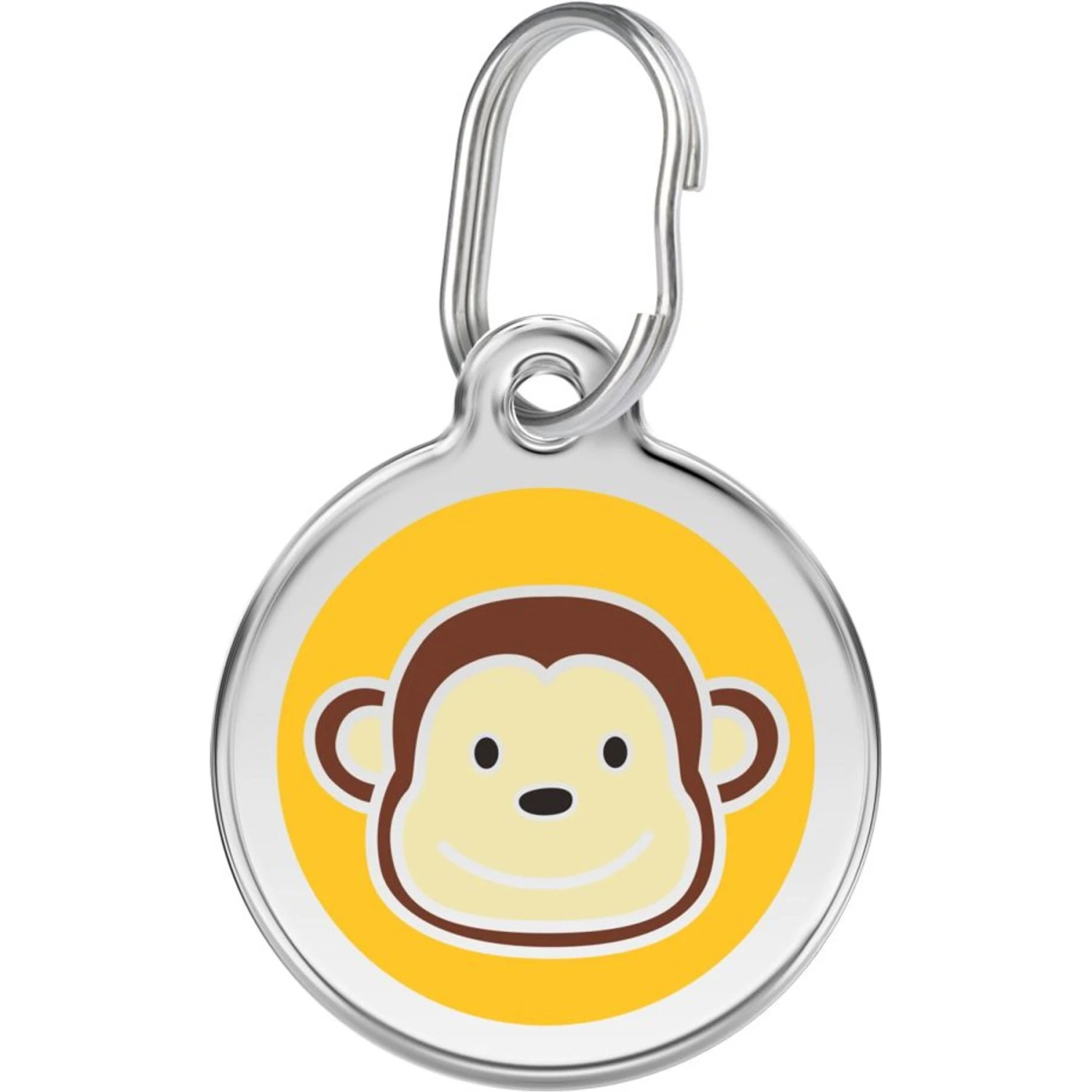 Red Dingo Monkey Stainless Steel Personalized Dog & Cat ID Tag 3 Red Dingo Monkey Stainless Steel Personalized Dog & Cat ID Tag