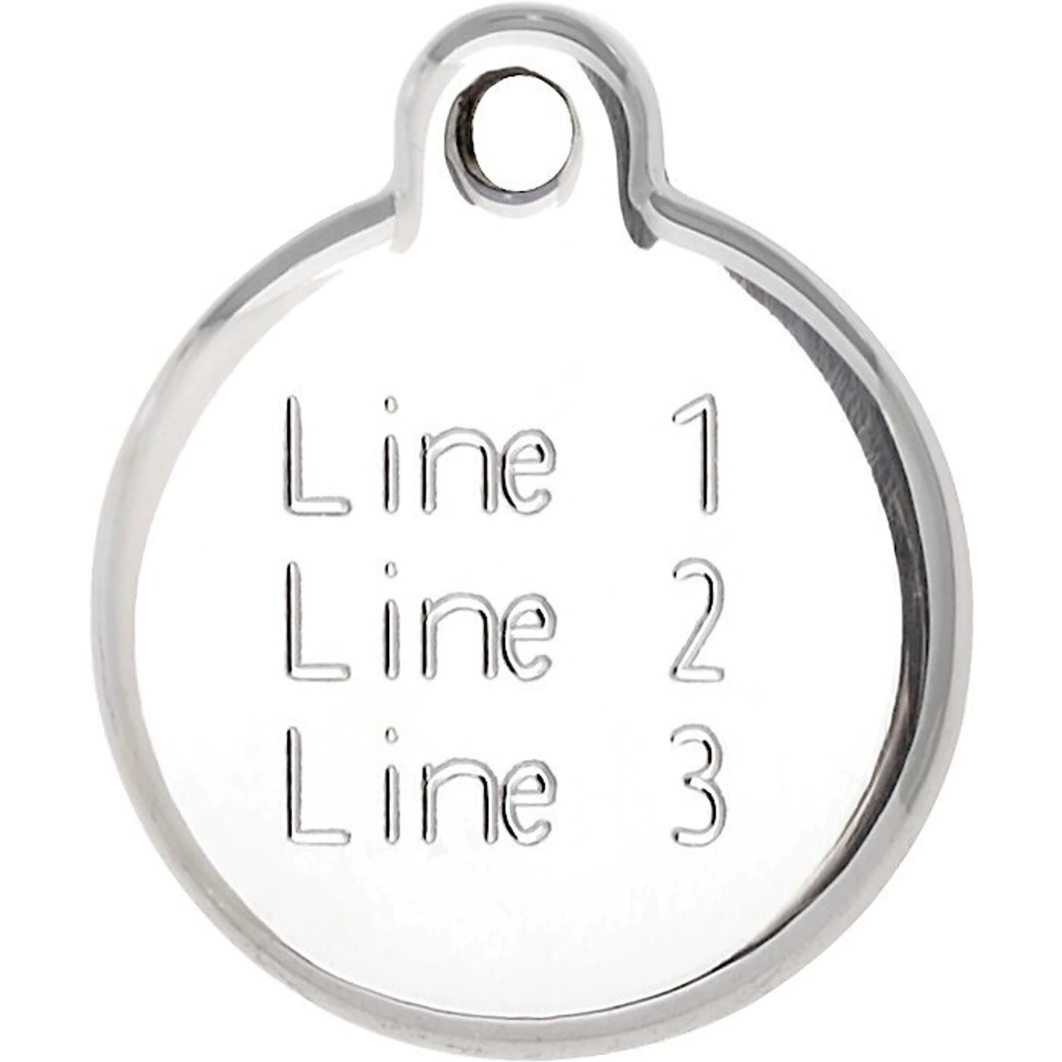 Red Dingo Monkey Stainless Steel Personalized Dog & Cat ID Tag 6 Red Dingo Monkey Stainless Steel Personalized Dog & Cat ID Tag - Image 4