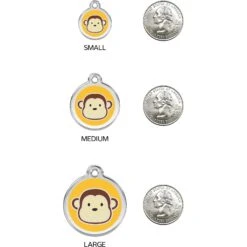 Red Dingo Monkey Stainless Steel Personalized Dog & Cat ID Tag 17 Red Dingo Monkey Stainless Steel Personalized Dog & Cat ID Tag -Blue Buffalo Shop 260309 PT8. AC SS1800 V1617686196