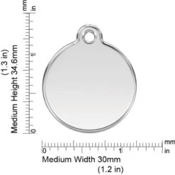 Red Dingo Mountains Stainless Steel Personalized Dog & Cat ID Tag 12 Red Dingo Mountains Stainless Steel Personalized Dog & Cat ID Tag -Blue Buffalo Shop 260330 PT2. AC SS1800 V1610300545