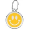Red Dingo Smiley Face Stainless Steel Personalized Dog & Cat ID Tag -Blue Buffalo Shop 260506 MAIN. AC SS1800 V1700602779