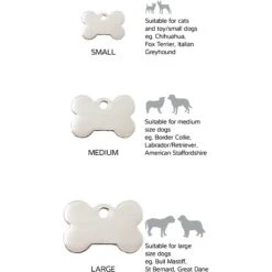 Red Dingo Bone Personalized Silver Stainless Steel Dog ID Tag 10 Red Dingo Bone Personalized Silver Stainless Steel Dog ID Tag -Blue Buffalo Shop 260738 PT6. AC SS1800 V1623972769